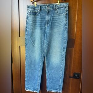 American Eagle Outfitters Straight Leg Jeans in Blue Denim